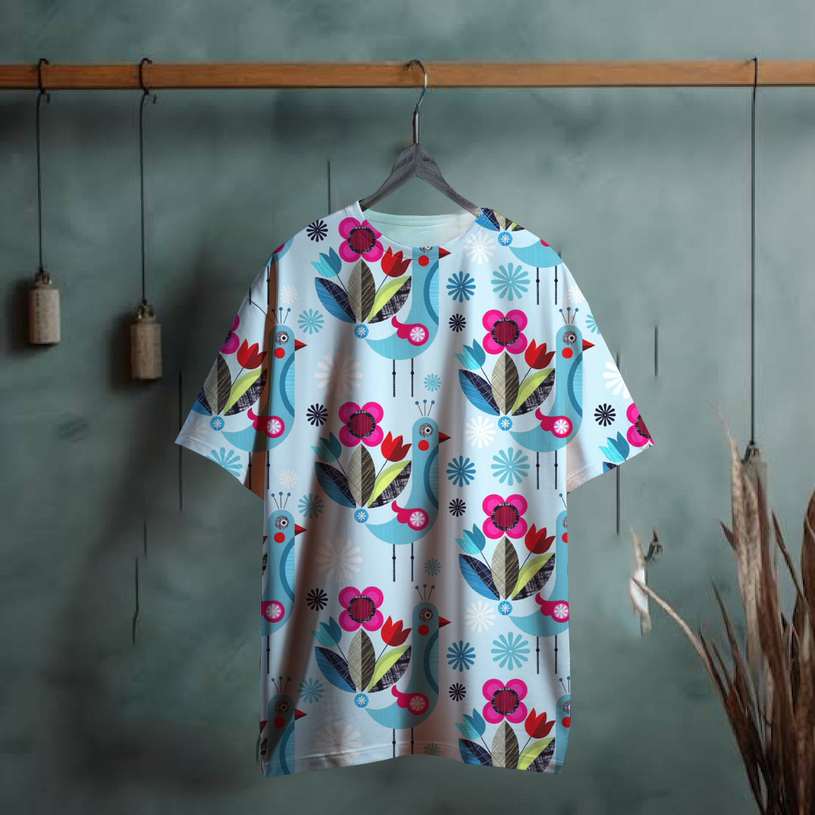 Cotton Printed Oversized T-shirt #01