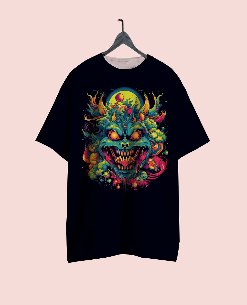 Cotton Printed Oversized T-shirt #06