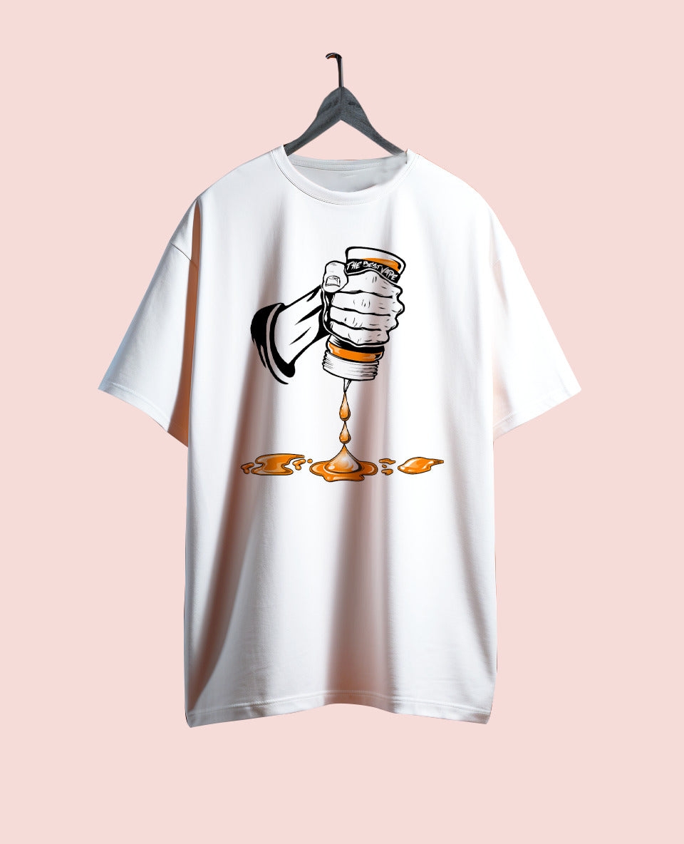 Cotton Printed Oversized T-shirt #04