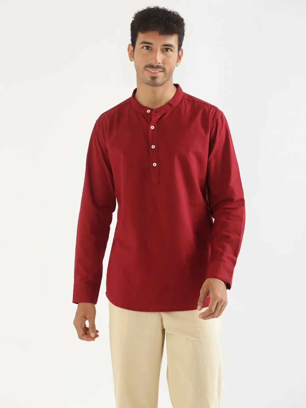 Classic Cotton Kurta Shirt for Men#5
