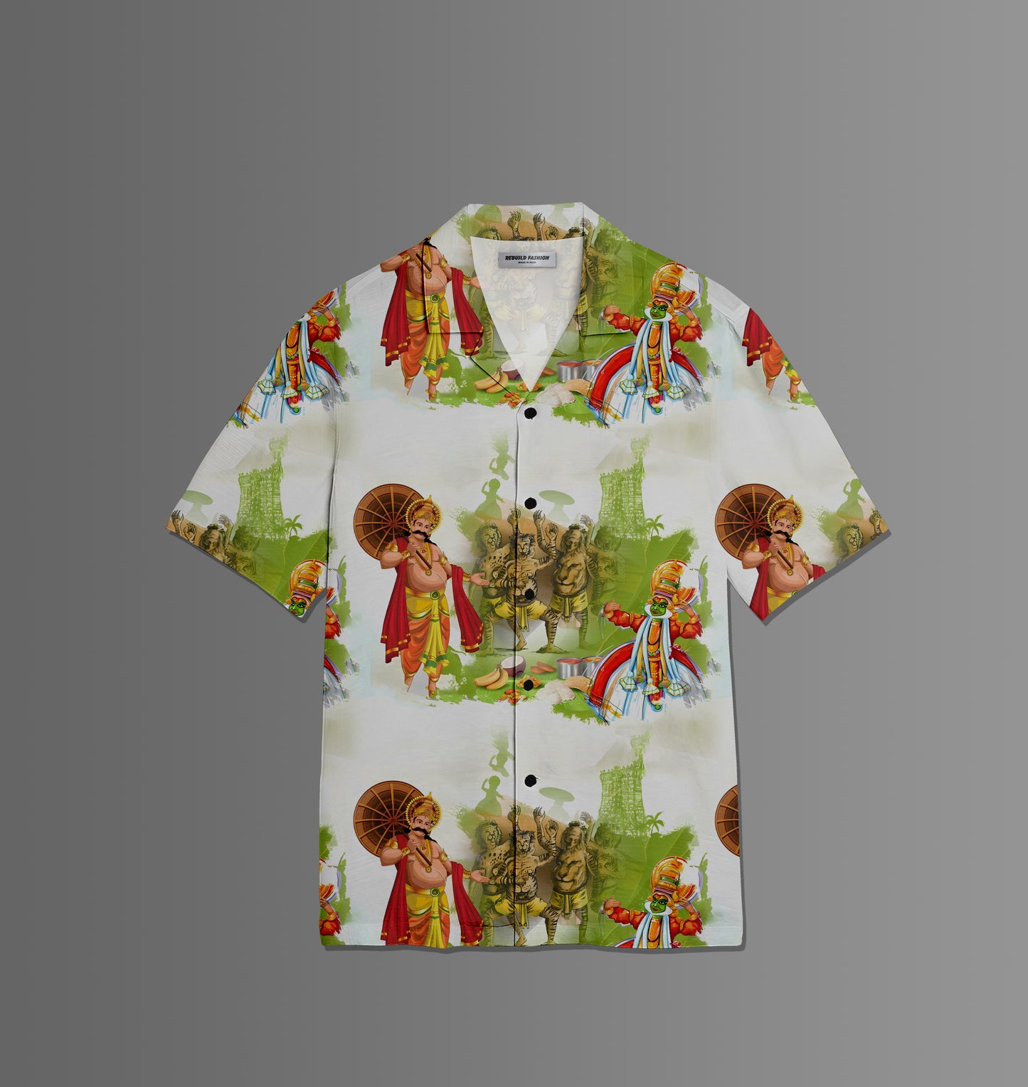 Mythical King MahabalI Printed Shirt For Men #58