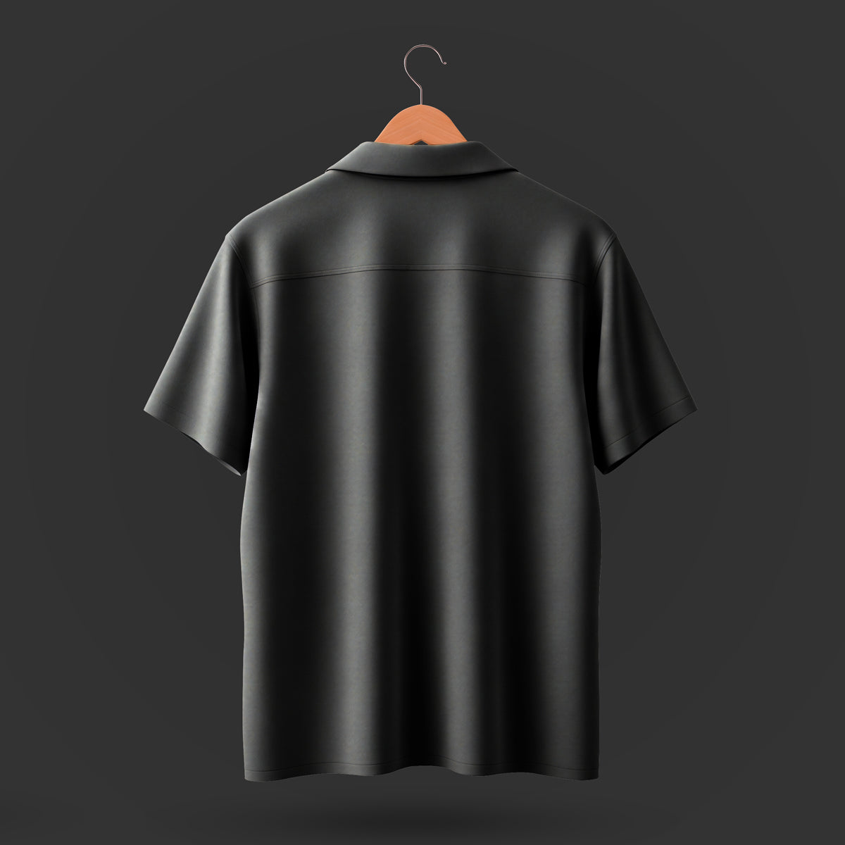 Printed Cuban Collar Shirt For Men #43