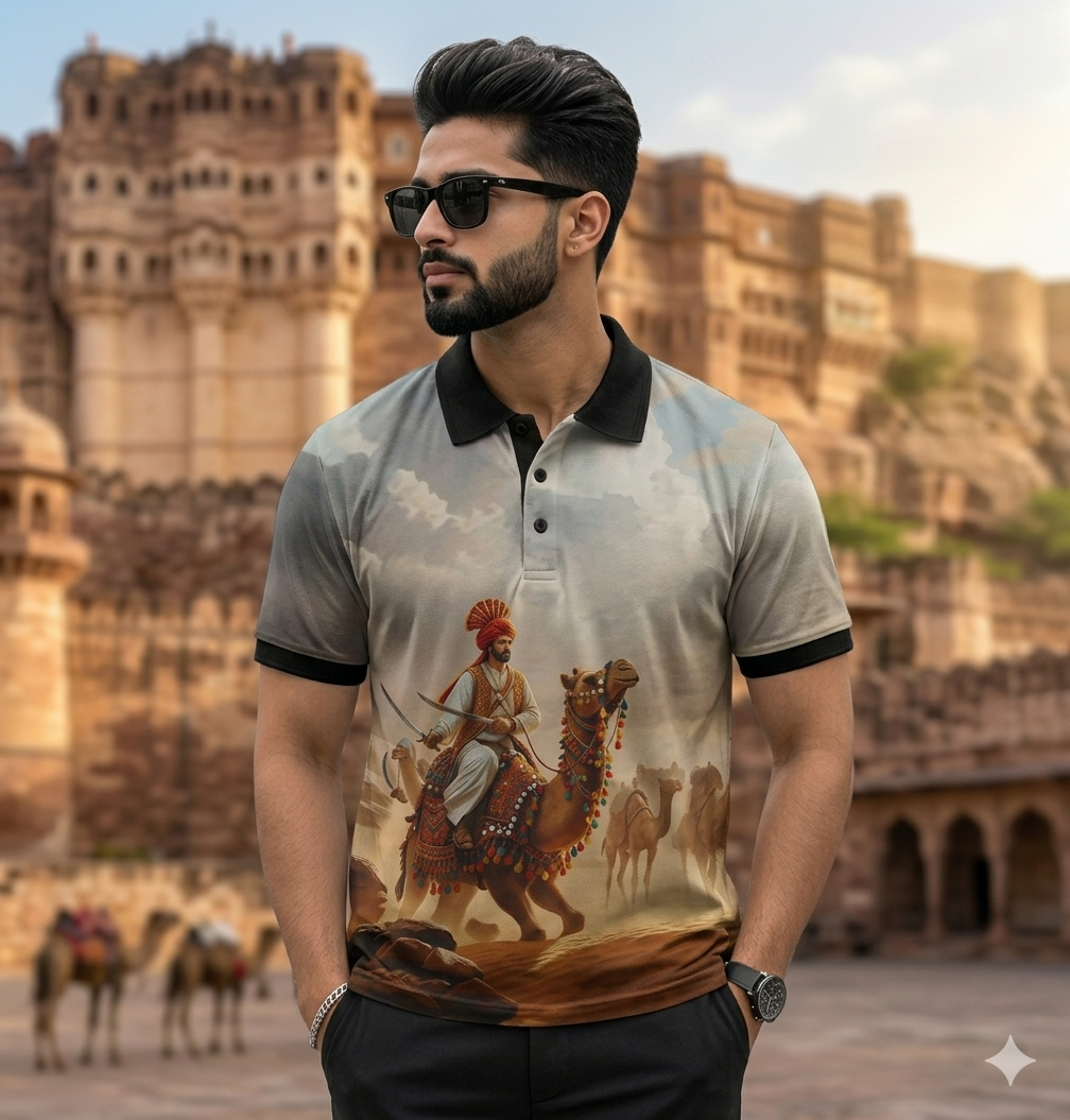 The Royal Camel Polo T-Shirt #132