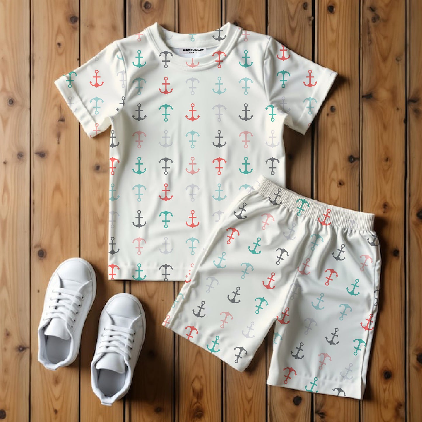 Kids T-Shirt & Shorts Set Printed #04
