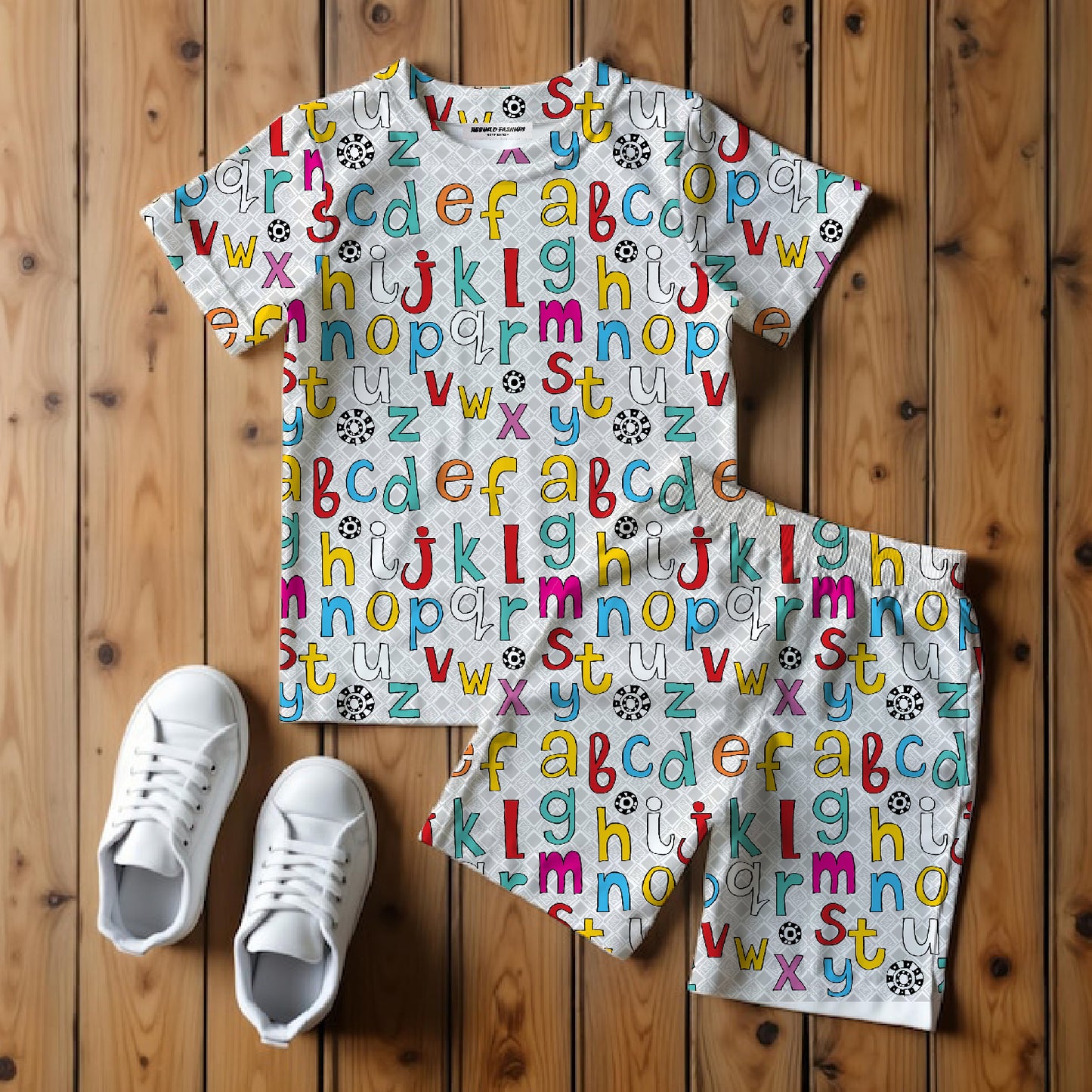 Kids T-Shirt & Shorts Set Printed #11