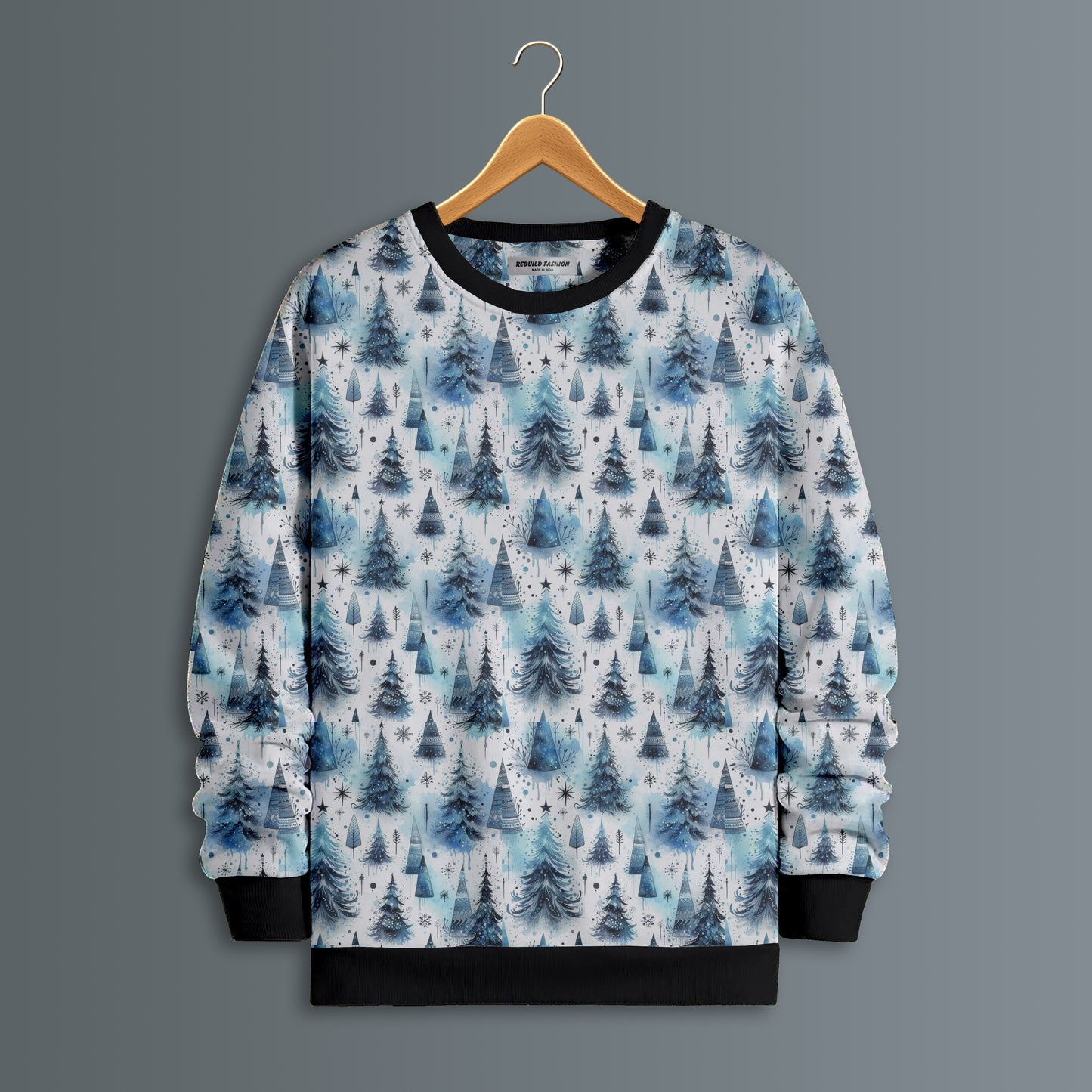 Nordic Pine All-Over Print Sweatshirt#52