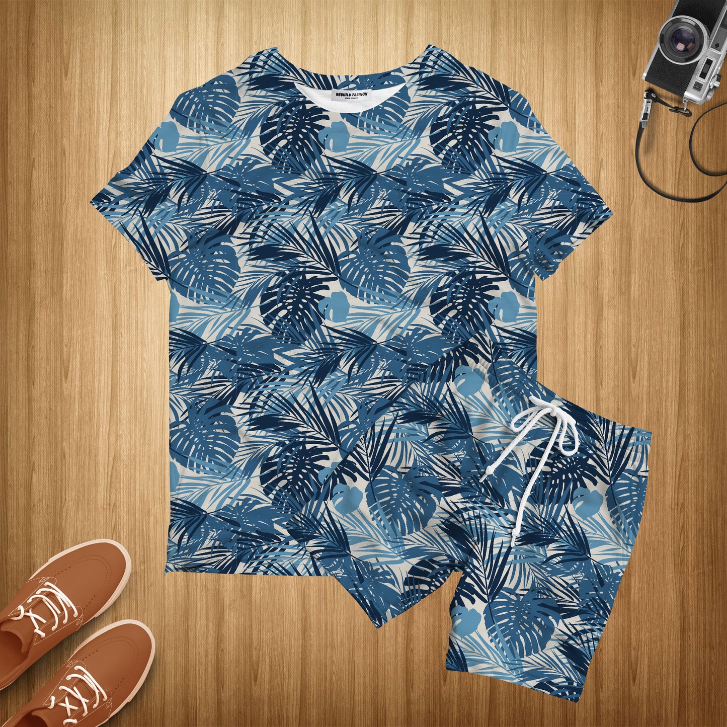 T-shirt & Shorts Co-ord Set#07