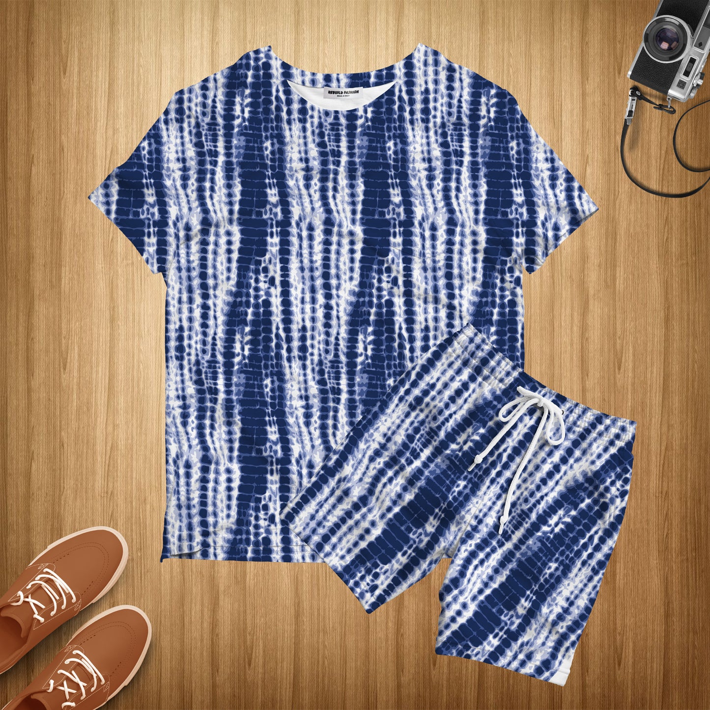 T-shirt & Shorts Co-ord Set#04