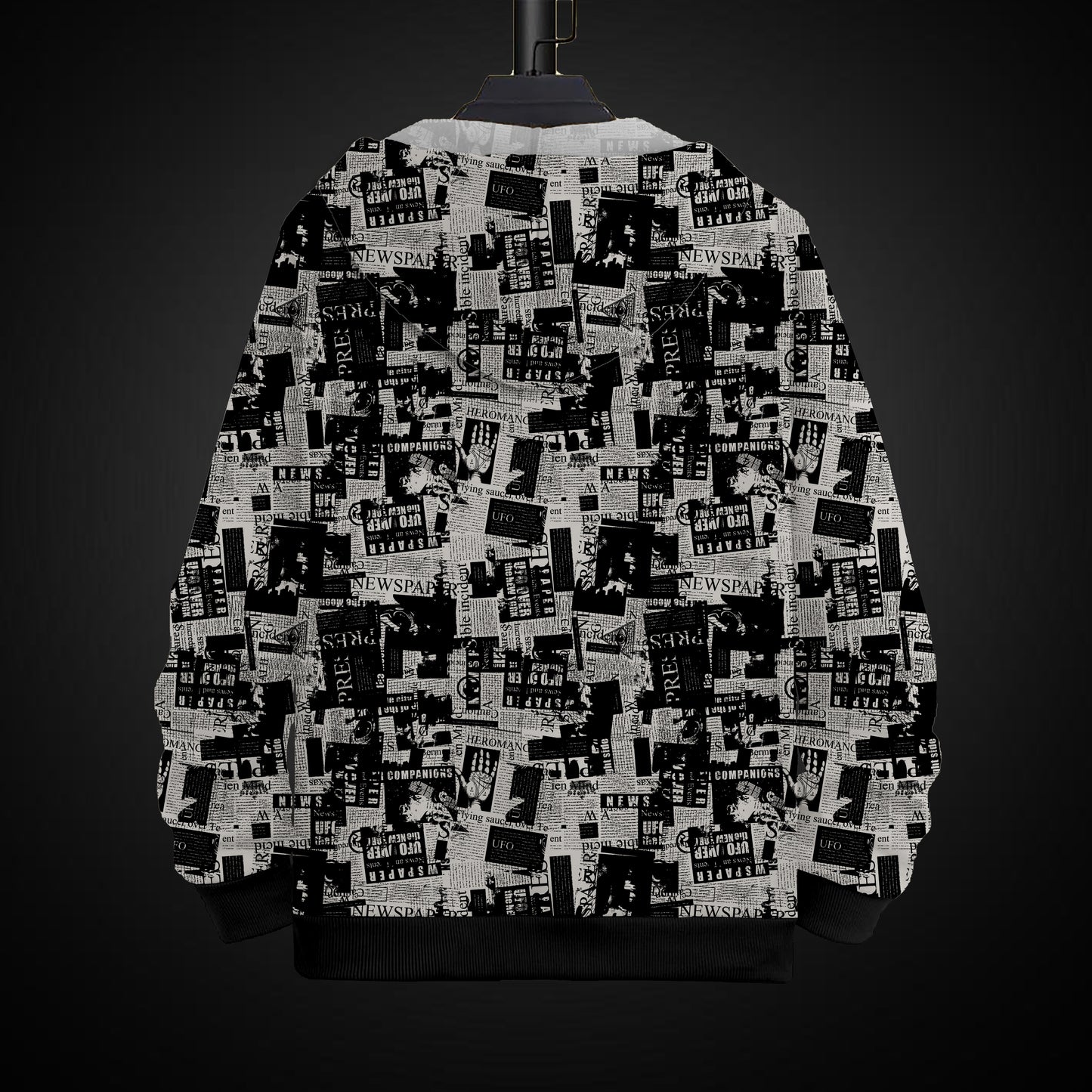 Printed Hoodie With Zip #48