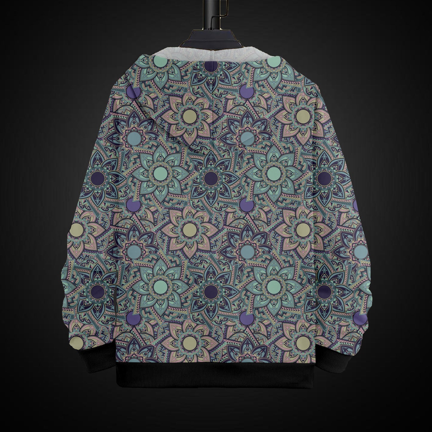 Printed Hoodie With Zip #54