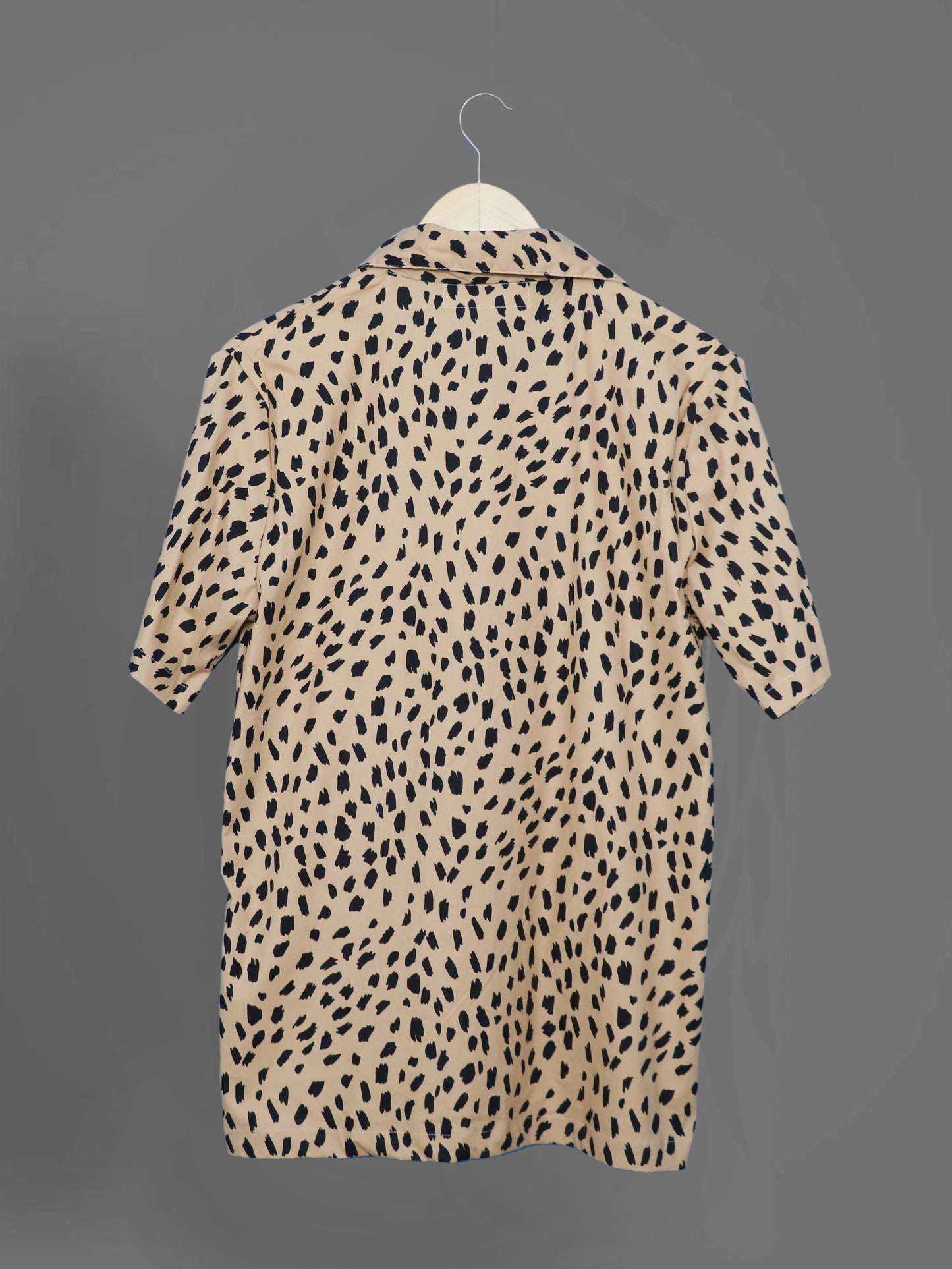 Printed Cuban Collar Shirt For Men #02