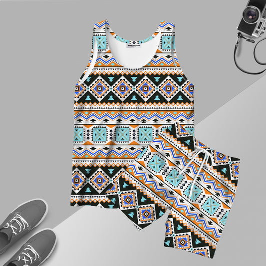 Co-ord Set printed sando with shorts #311
