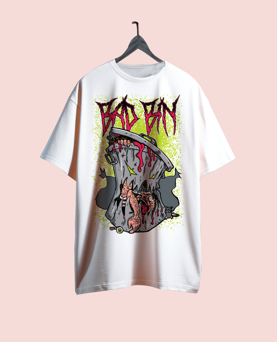 Cotton Printed Oversized T-shirt #08