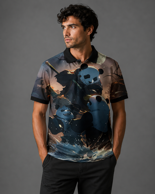 Panda-Elegant POLO T-SHIRT#201