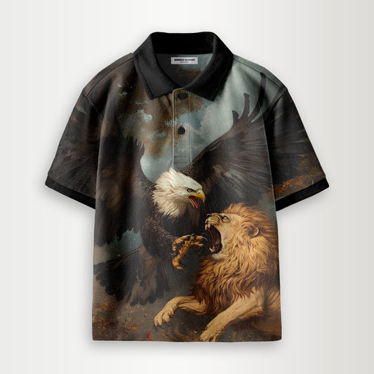 Gryphon-Battle POLO T-SHIRT#207