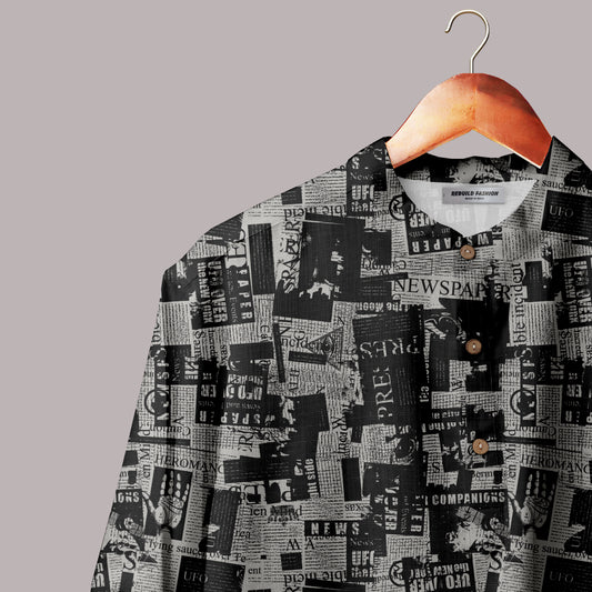 Black and White Graphic Designs kurta#1