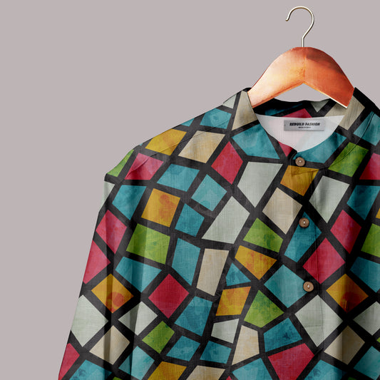 Uemuo Colorful Tie Dye Designs kurta#2