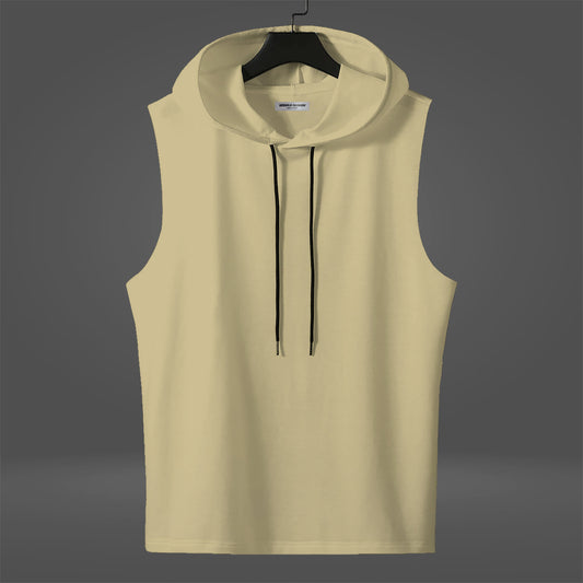 Hooded Cotton Sandos Beige #13
