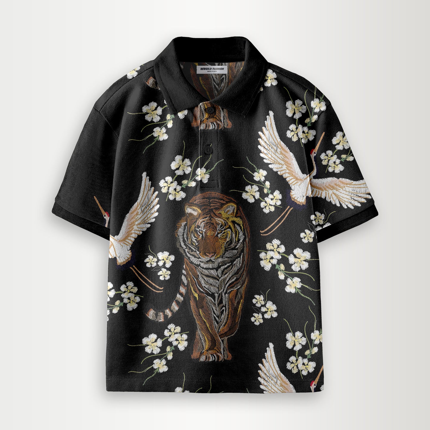 Kamal-Tiger POLO T-SHIRT#209