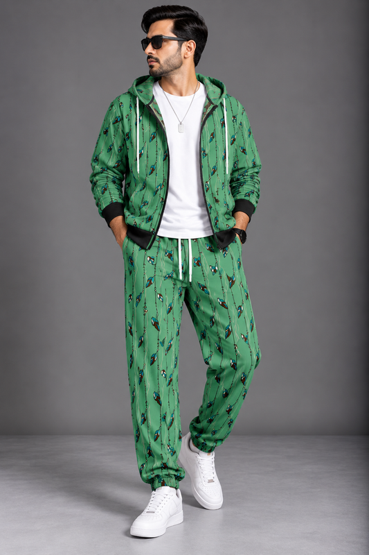 Hoodie & Sweatpants Co-ord Set #29 (zipper)