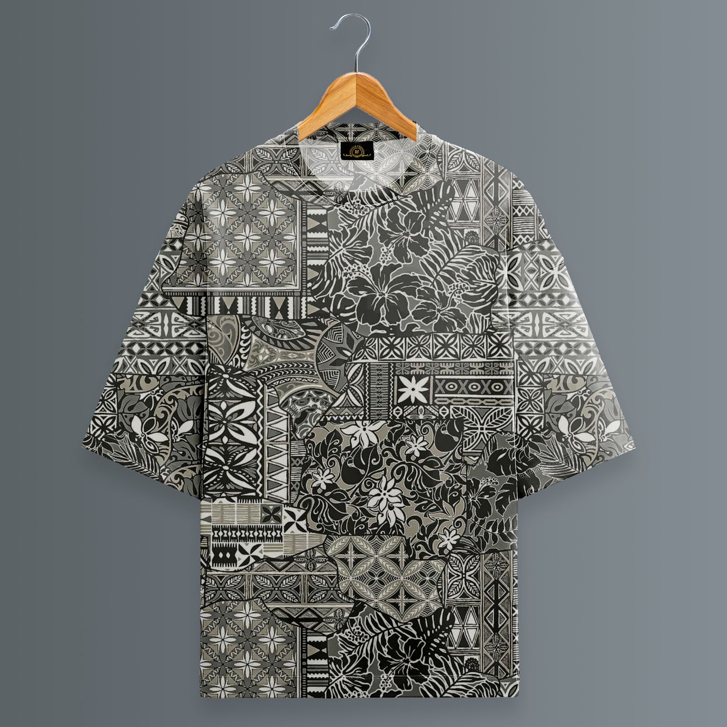 Multitasking Floral Printed Oversized T-shirt #21