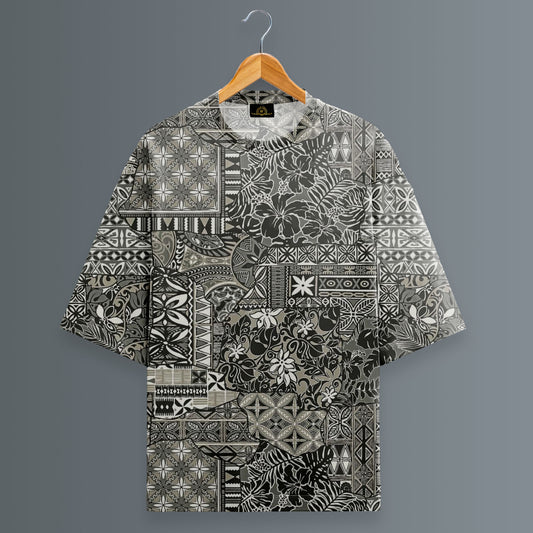 Multitasking Floral Printed Oversized T-shirt #21