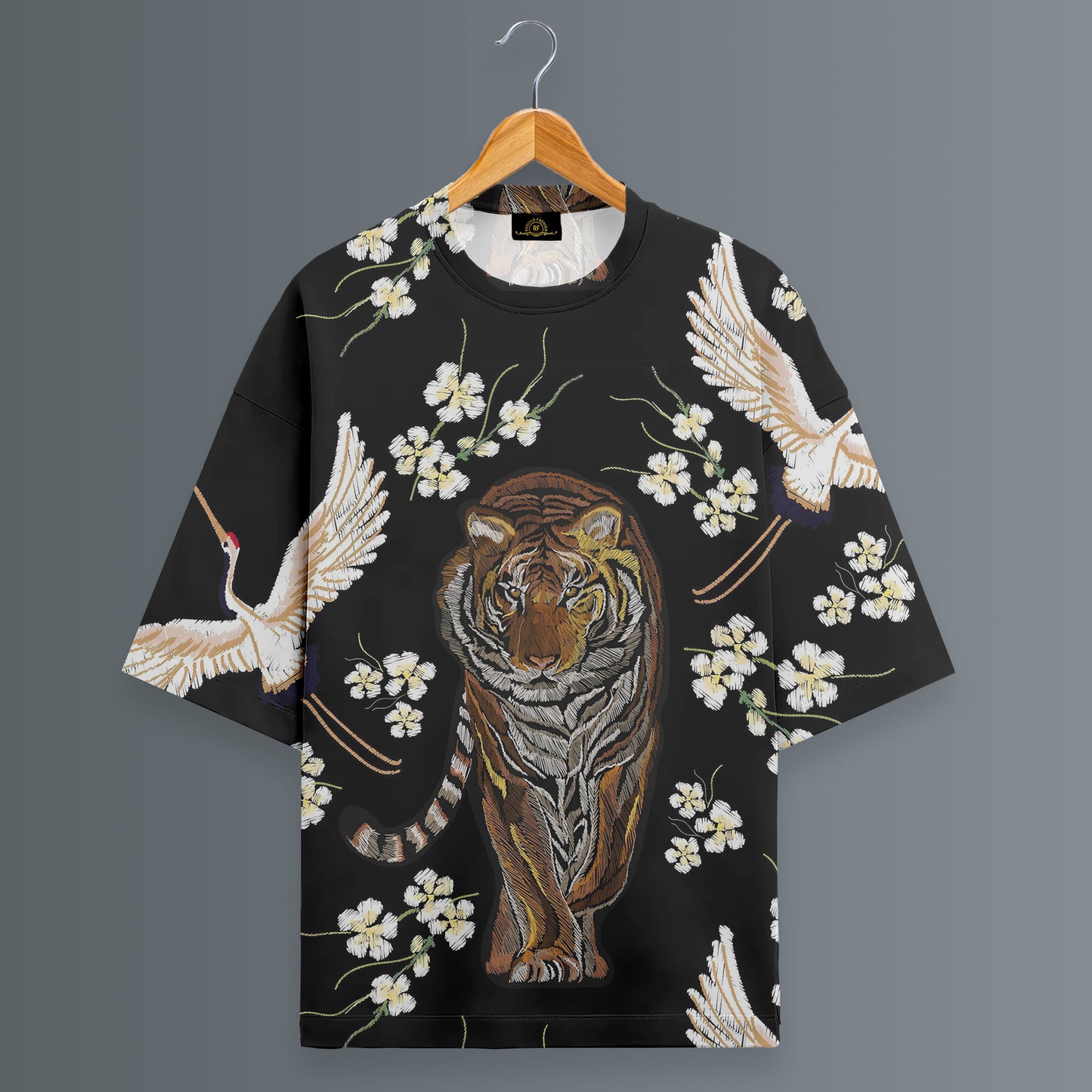 Kamal tiger Printed Oversized T-shirt #26