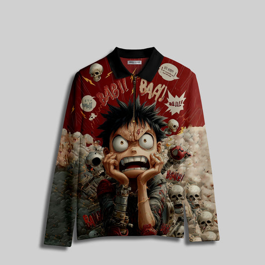 Men's  Zipper Polo T-Shirt #3