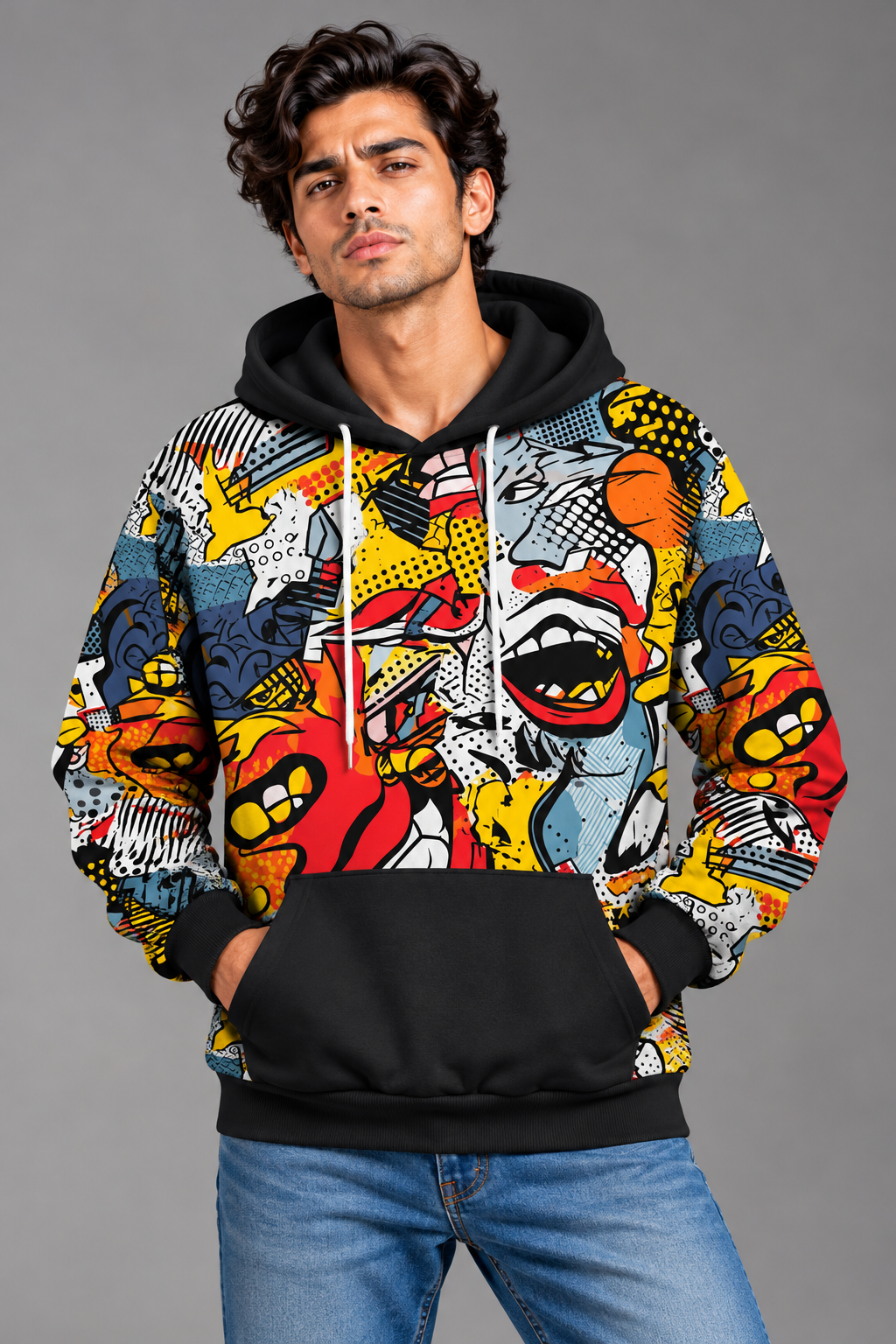Printed Hoodie 85