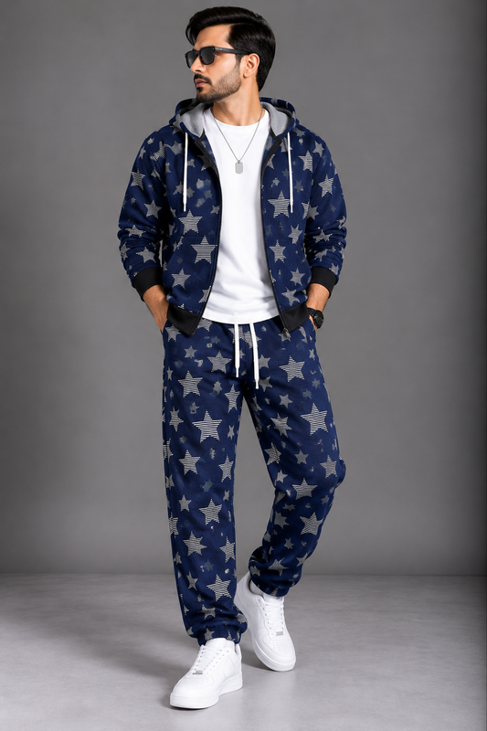 Hoodie & Sweatpants Co-ord Set #30 (zipper)