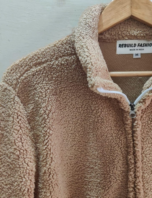 Fur High Neck Jacket