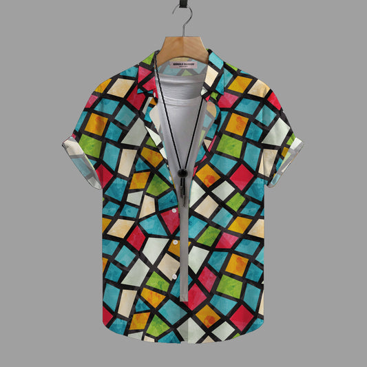 COTTON PRINTED SHIRT #007
