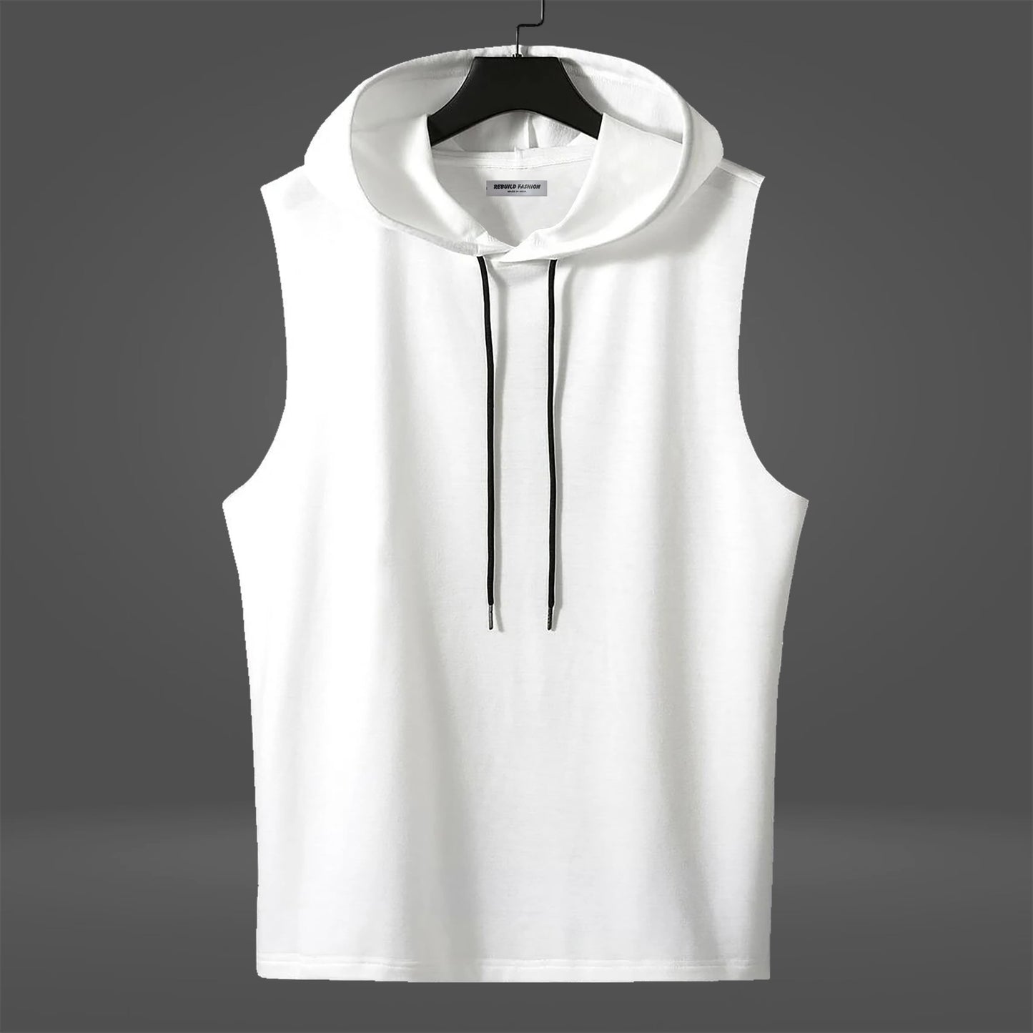 Hooded Cotton Sandos white#12