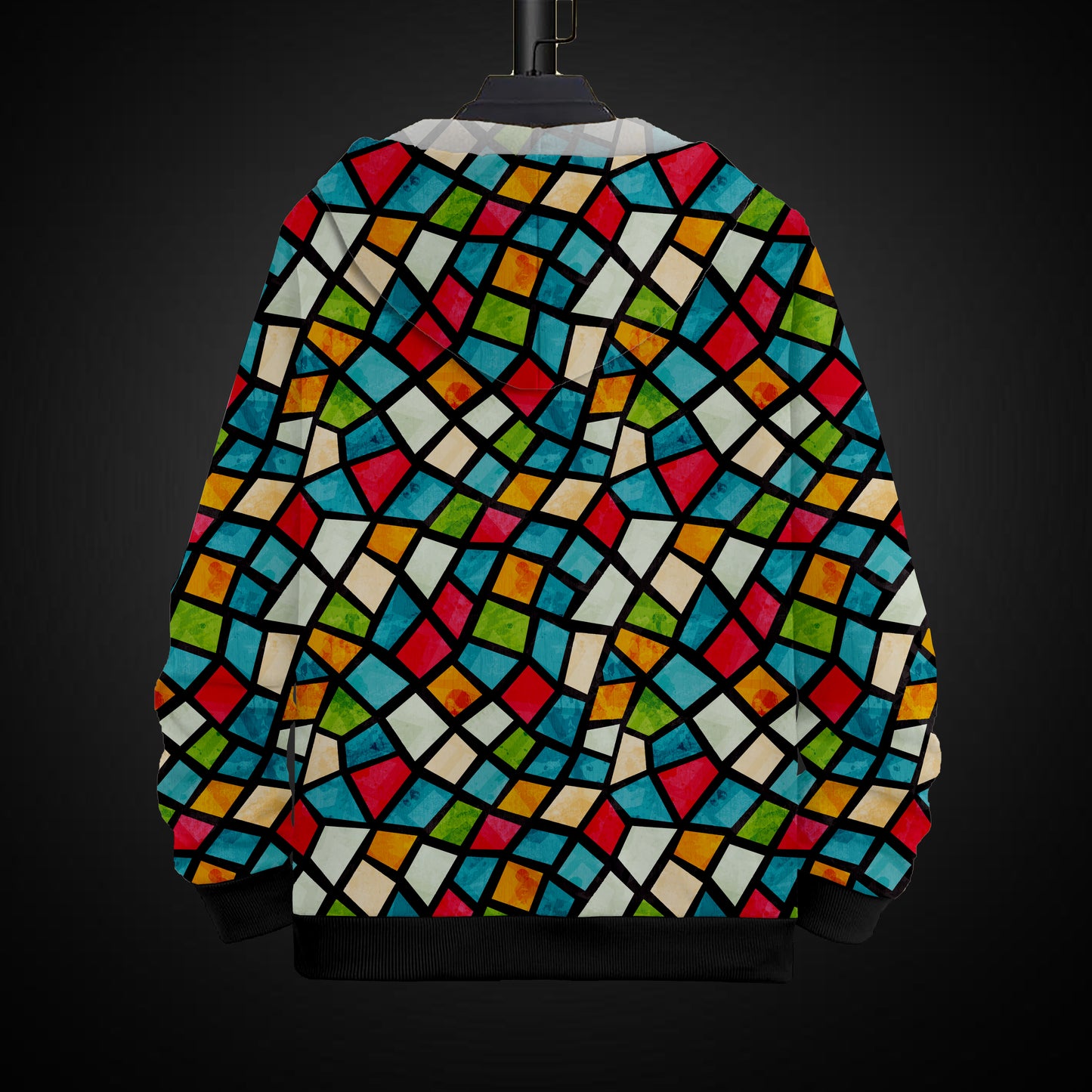 Printed Hoodie With Zip #50
