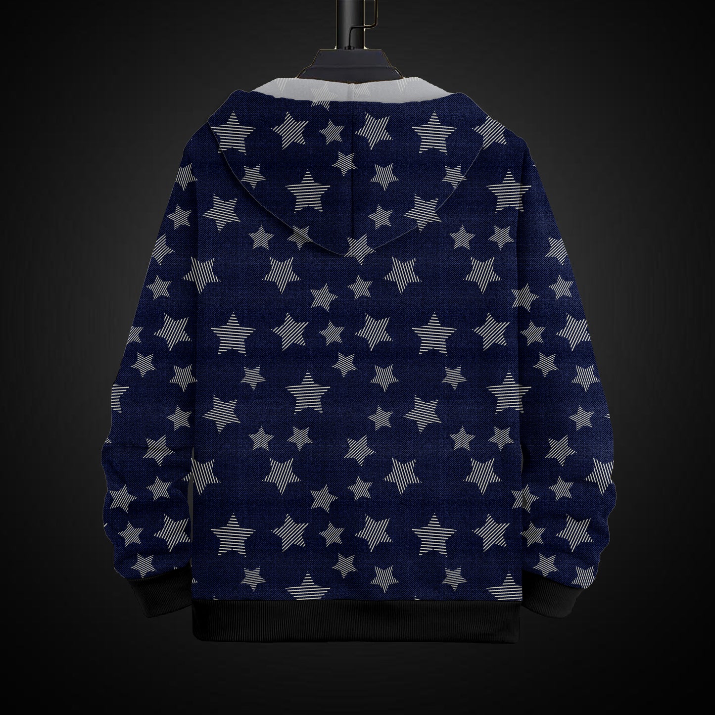Printed Hoodie With Zip #51