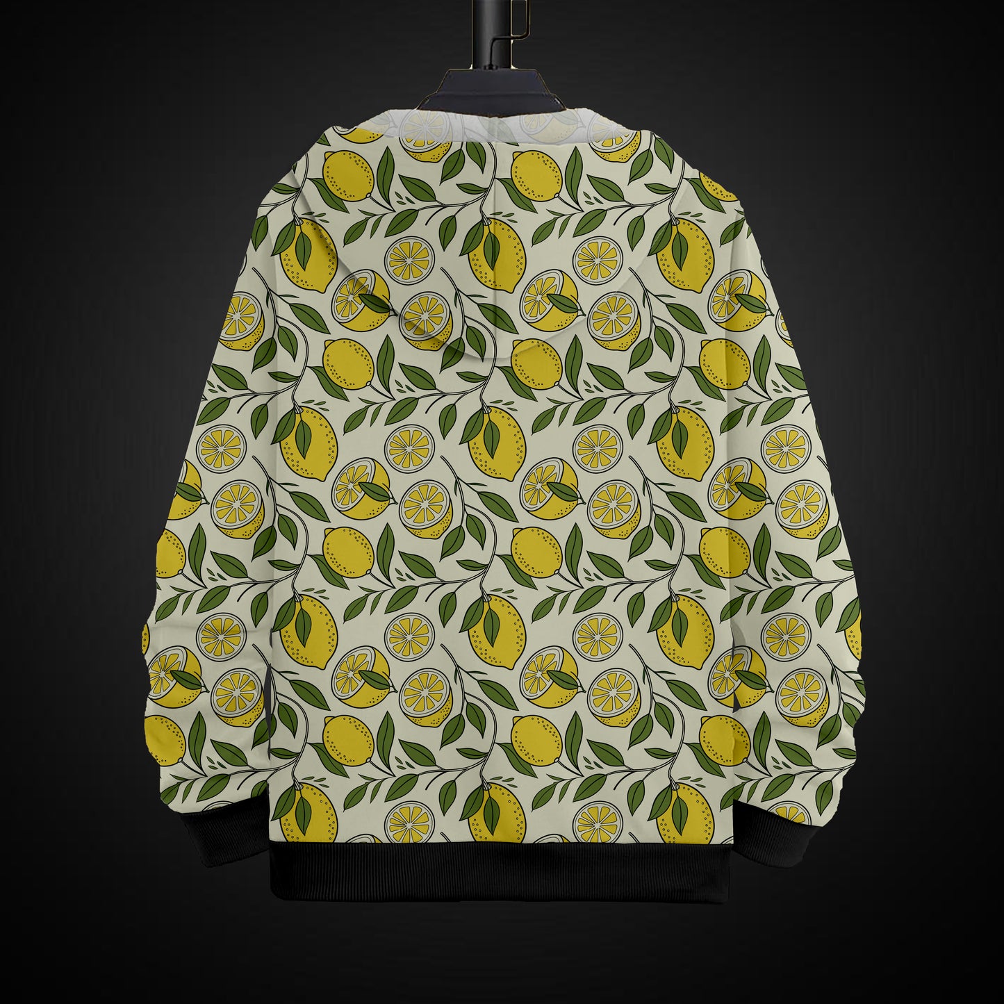 Printed Hoodie With Zip #46