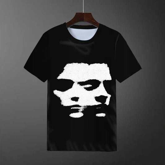 Distorted Dual Face Graphic T-Shirt#2