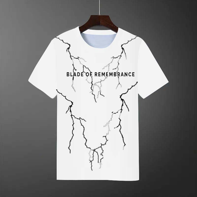 Blade of Remembrance Graphic T-Shirt – Lightning Crack Design #1